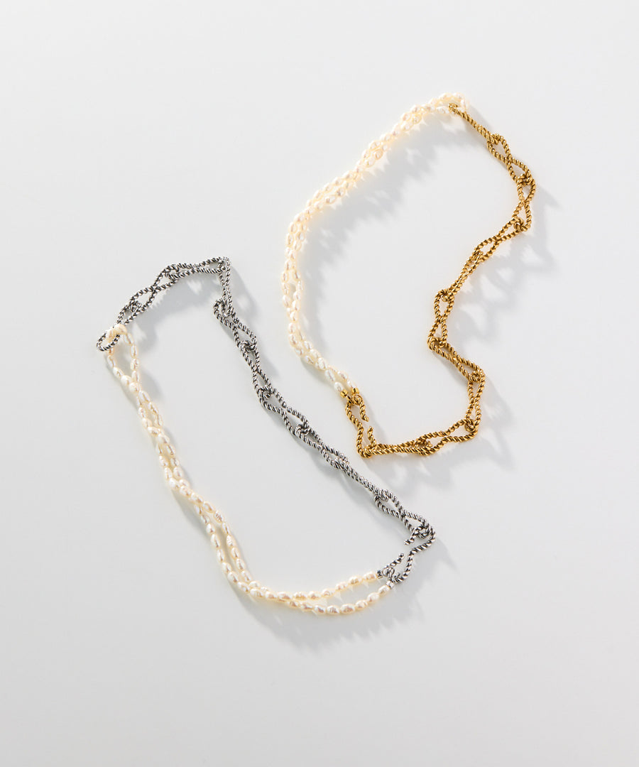 ADER.bijoux（アデルビジュー）｜TORSION pearl multi necklace