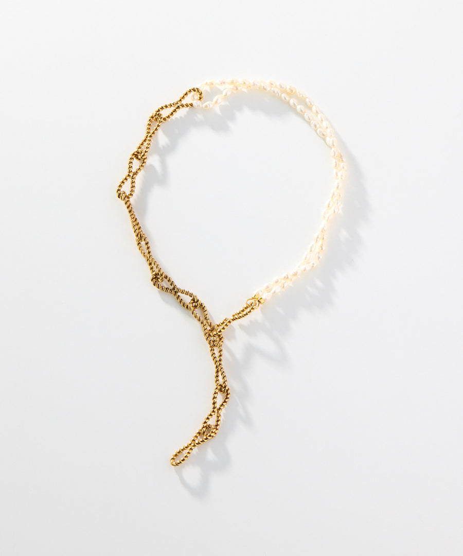 ADER.bijoux（アデルビジュー）｜TORSION pearl multi necklace