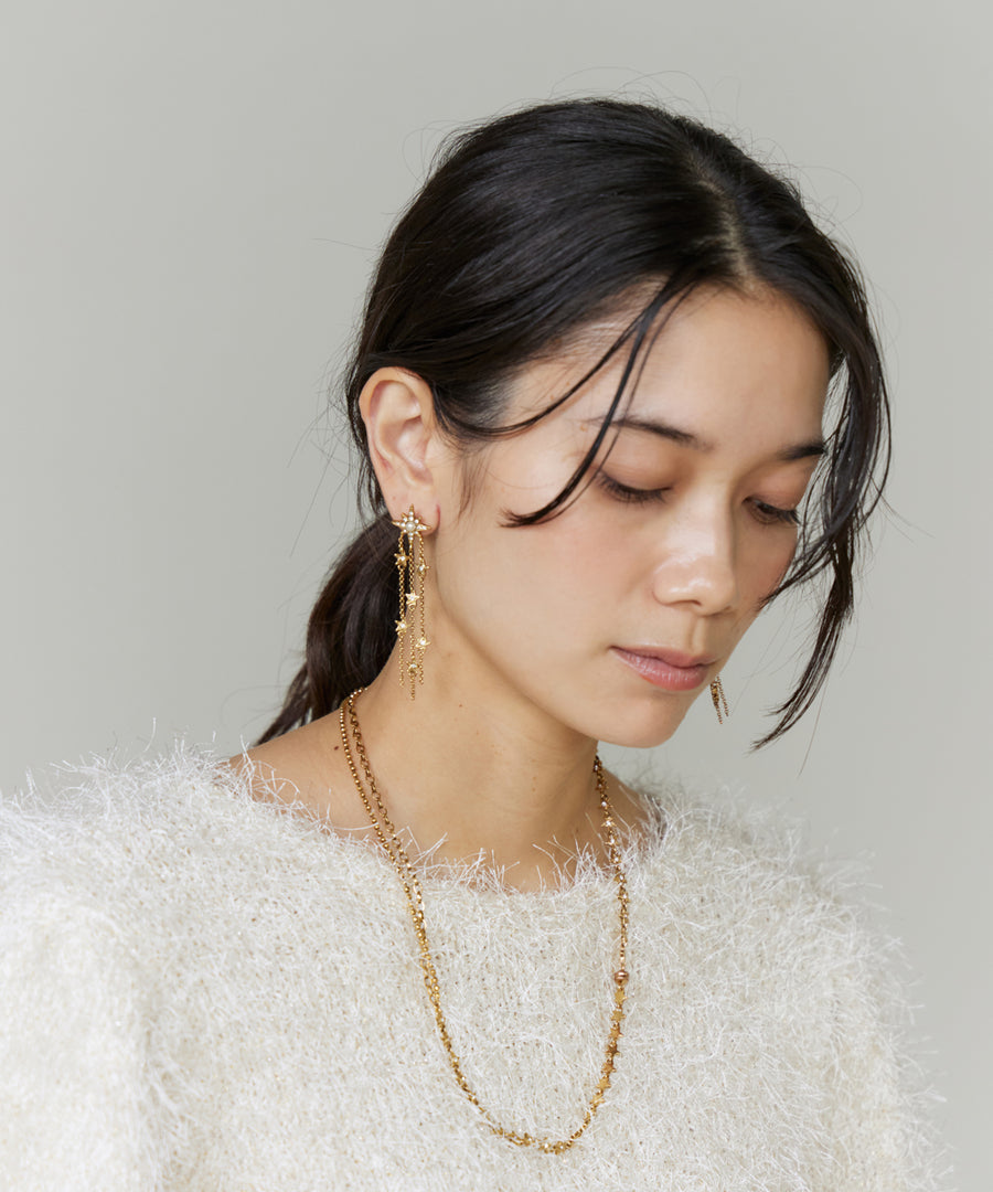 TINY STAR grigri fringe pierce/earring　ピアス/イヤリング