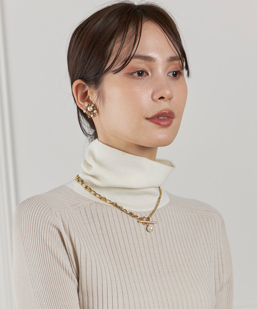 TINY STAR grigri pearl pierce/earring　ピアス/イヤリング