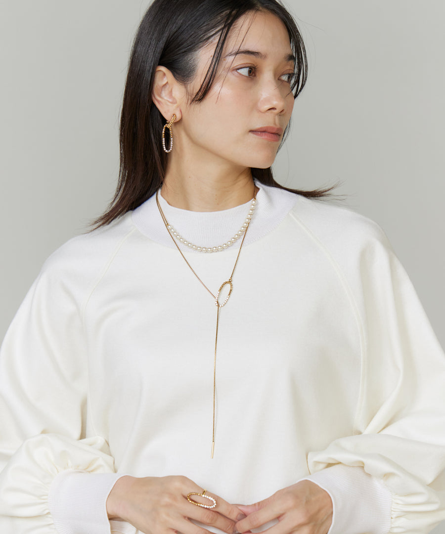 CUTSTEEL sparkle pearl raliet/ラリエット