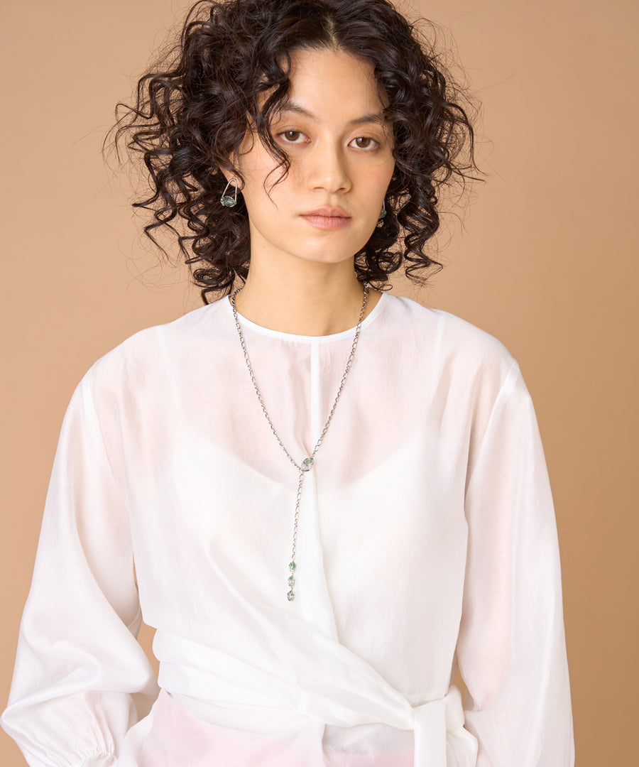 アクセサリー ADER.bijoux FANTASIE stone pierce ADER.bijoux（アデルビジュー）｜LIGNE DE FUITE arch pierce/ピアス
