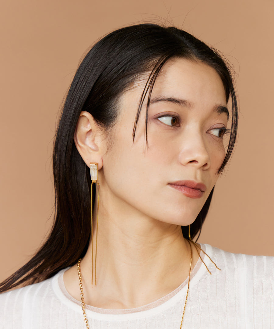 ADER.bijoux（アデルビジュー）｜MARGE long earring/イヤリング 