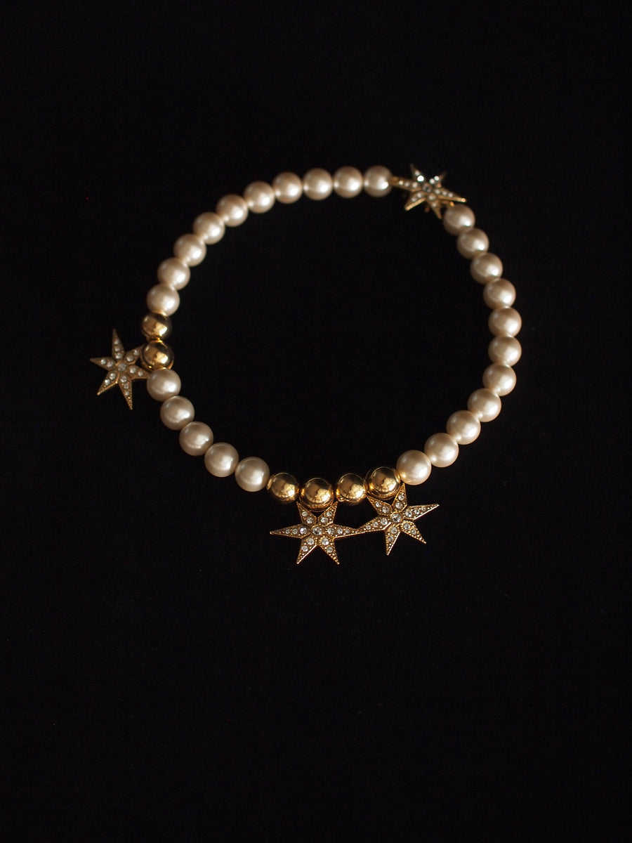 STAR pearl asymmetry necklace 2015