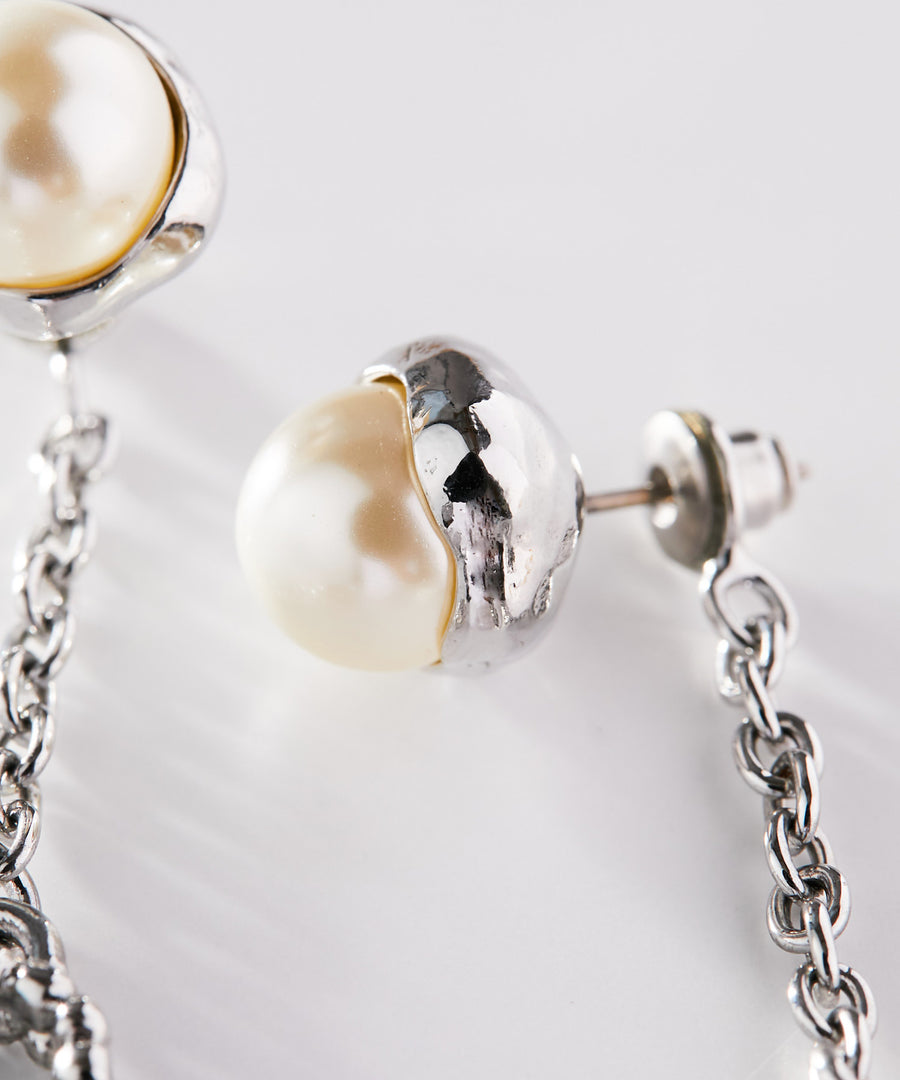 CUTSTEEL chain 2way pierce/ピアス